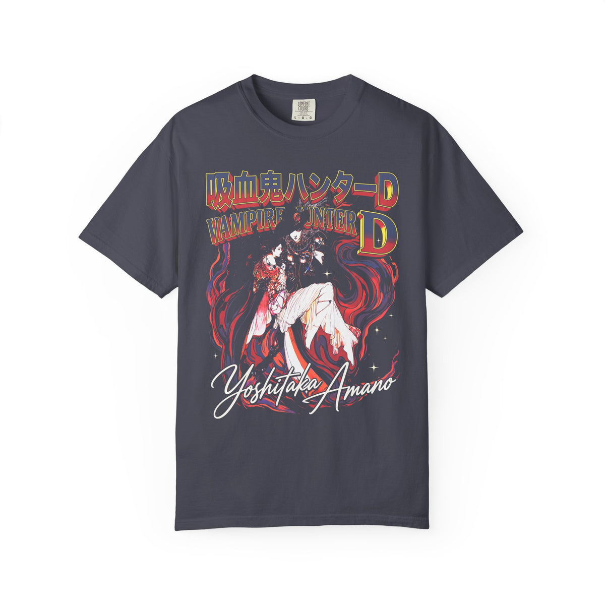Dark Fantasy Vampire Classic Tee | 90s Retro | Manga Gift