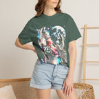 Space Raccoon Moon Classic Tee | Vintage Retro | Sci-Fi Gift