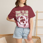 Time To Go Blanky Mode Classic Tee | Goodnight Funny Raccoon