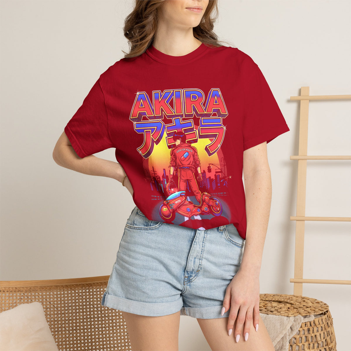Cyberpunk Motorcycle Rider Classic Tee | Japanese | Manga Gift