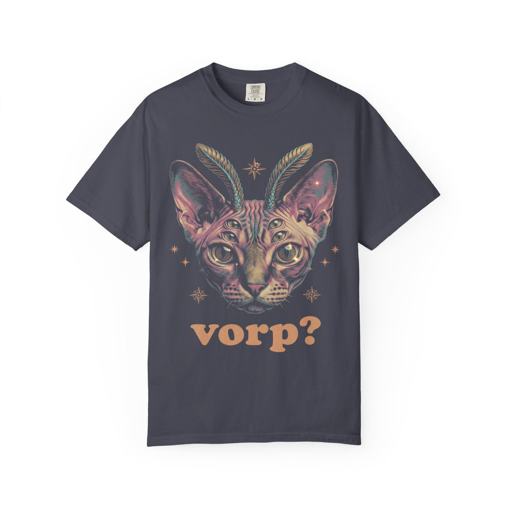 Vorp Alien Cat Classic Tee | Retro Sci-Fi | Sphynx Feline