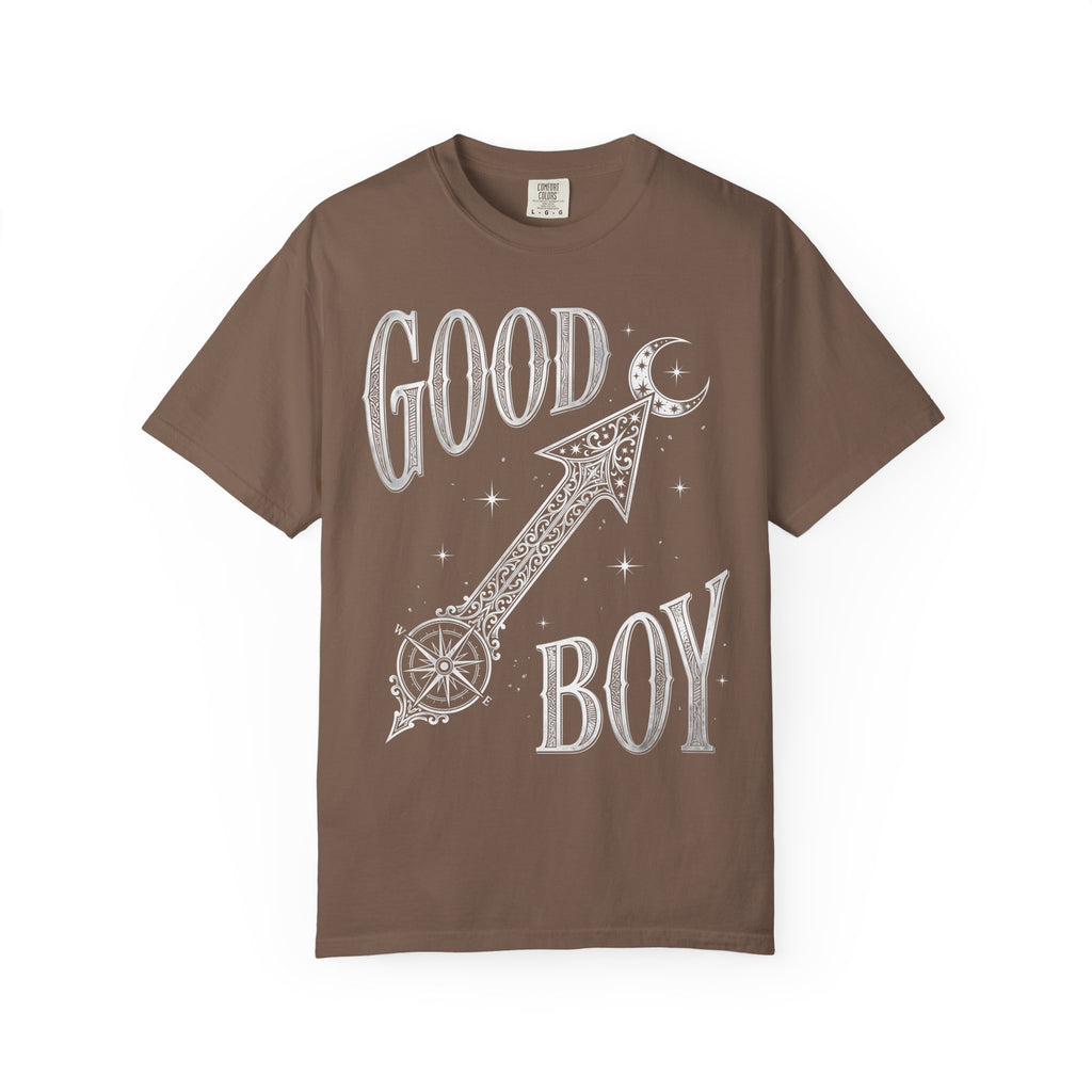 Good Boy Cosmic Guidance Classic Tee | Mystical Compass Rose