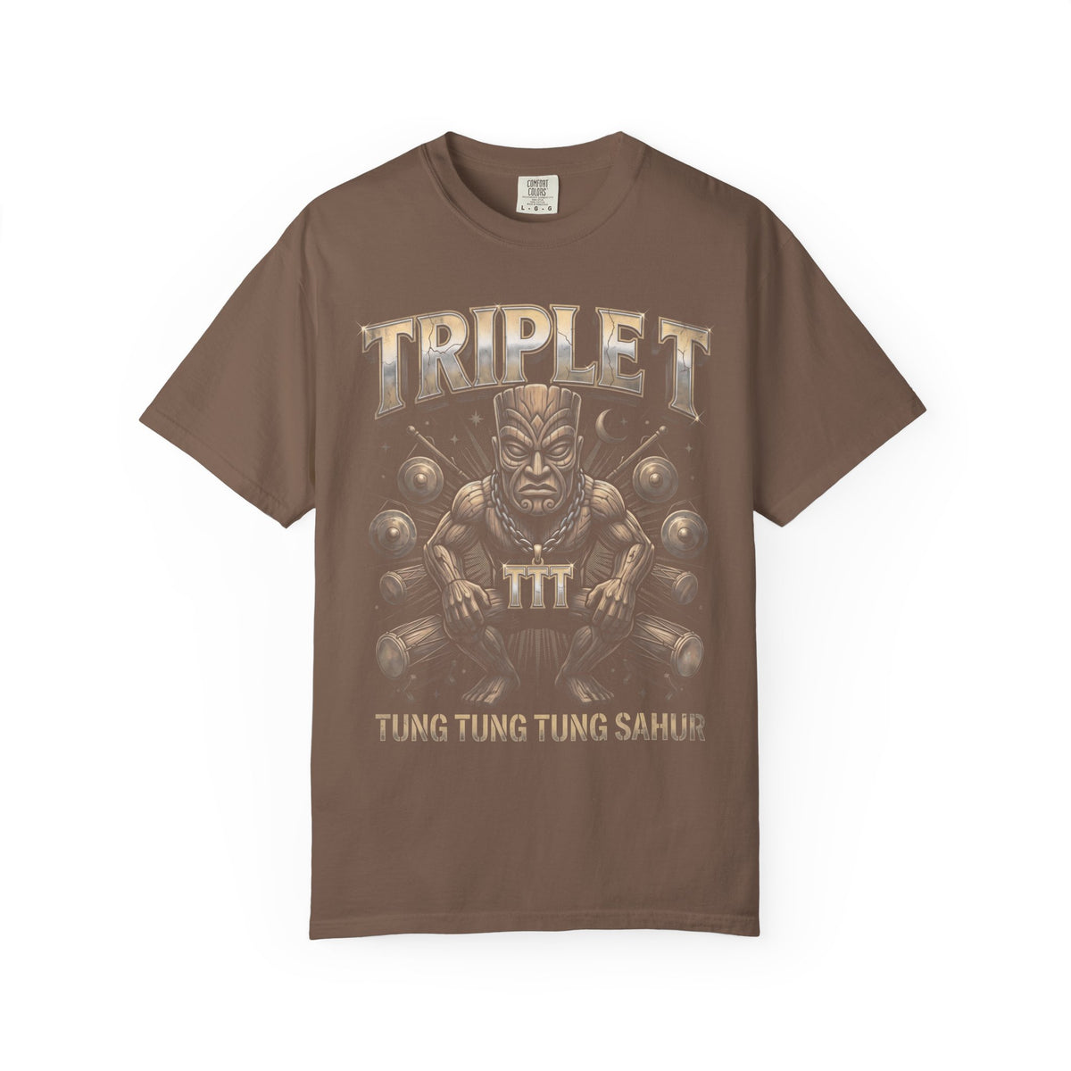 Tung Tung Tung Sahur Classic Tee | Tiki Indonesian Art