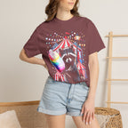 Circus Raccoon Classic Tee | Retro Carnival | Animal Gift