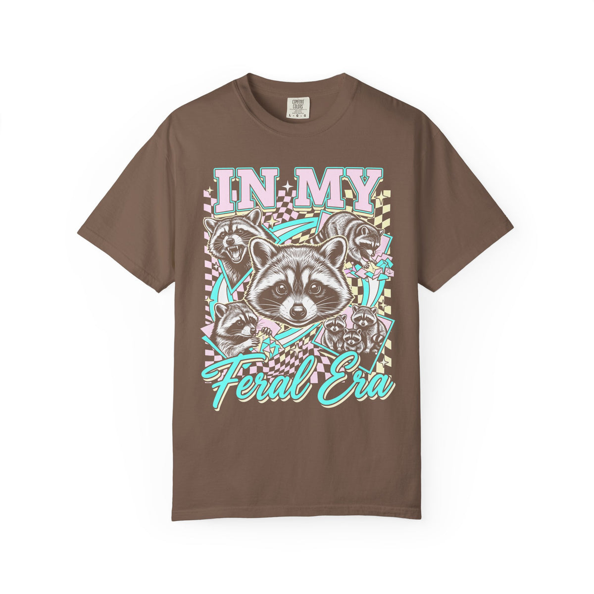In My Feral Era Raccoon Classic Tee | 90s Vintage | Graphic