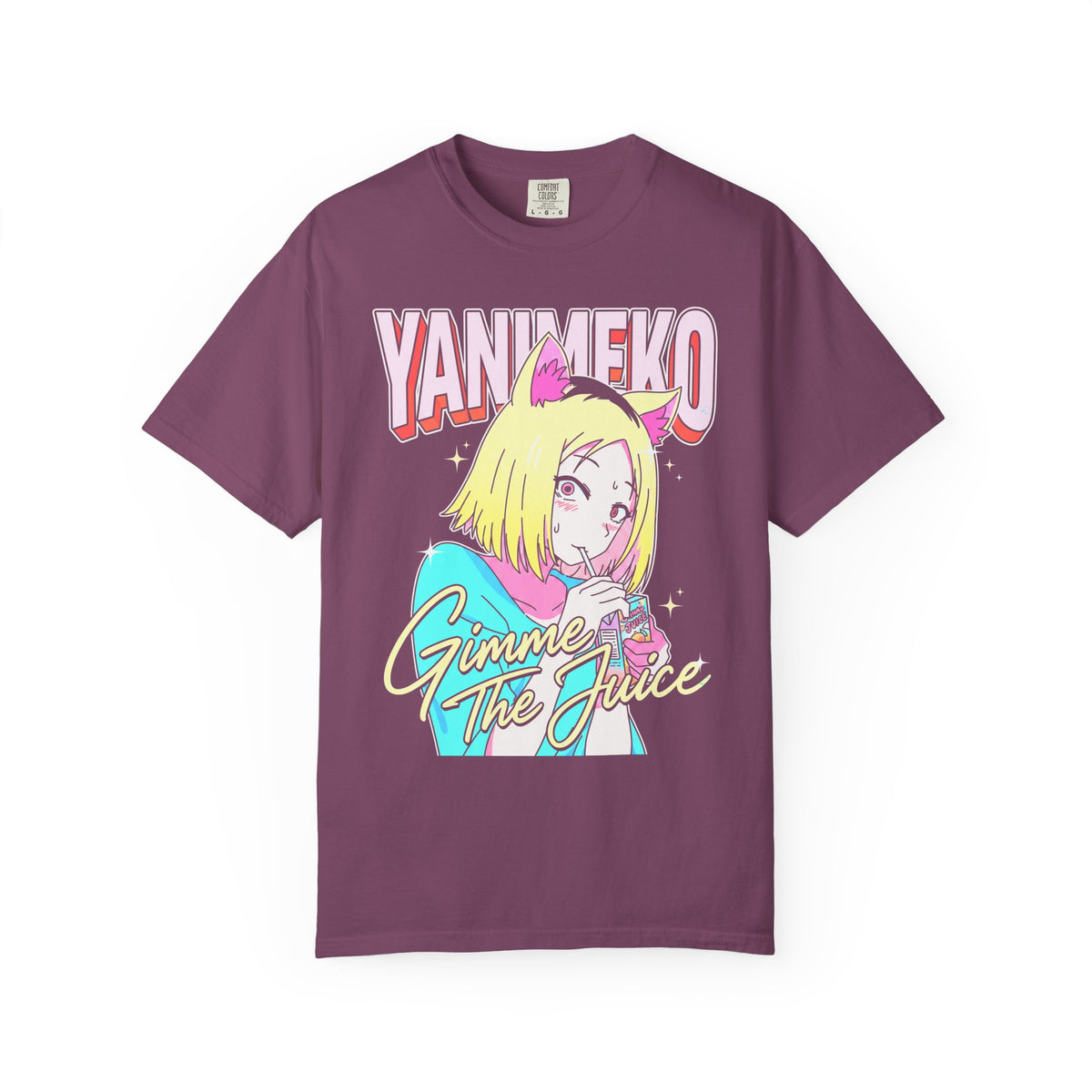 Gimme The Juice Classic Tee | Retro 90s | Anime Cat Girl