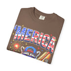 Merica Patriotic Raccoon Classic Tee | 4th Of July | USA Flag