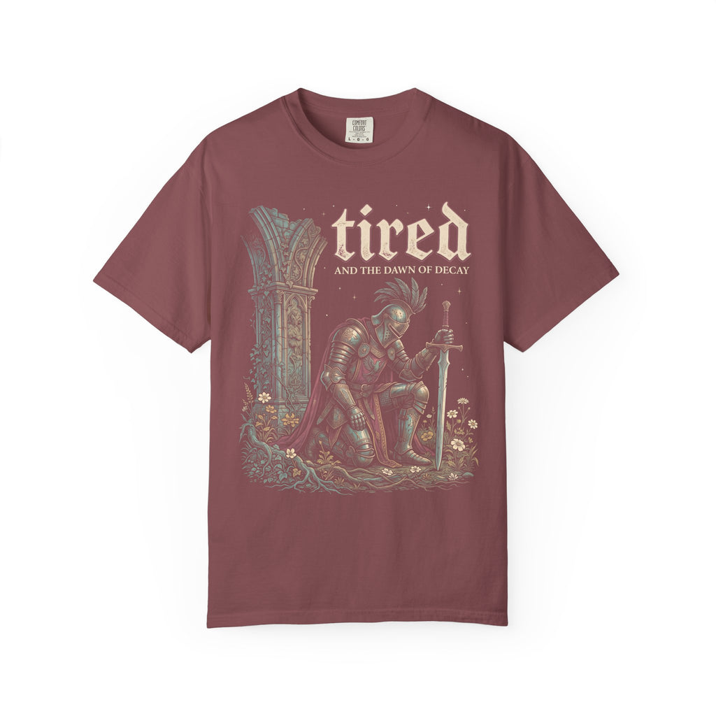 Tired And The Dawn Of Decay Classic Tee | Medieval Knight
