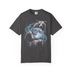 Three Grizzly Bears Classic Tee | Cosmic Full Moon Galaxy