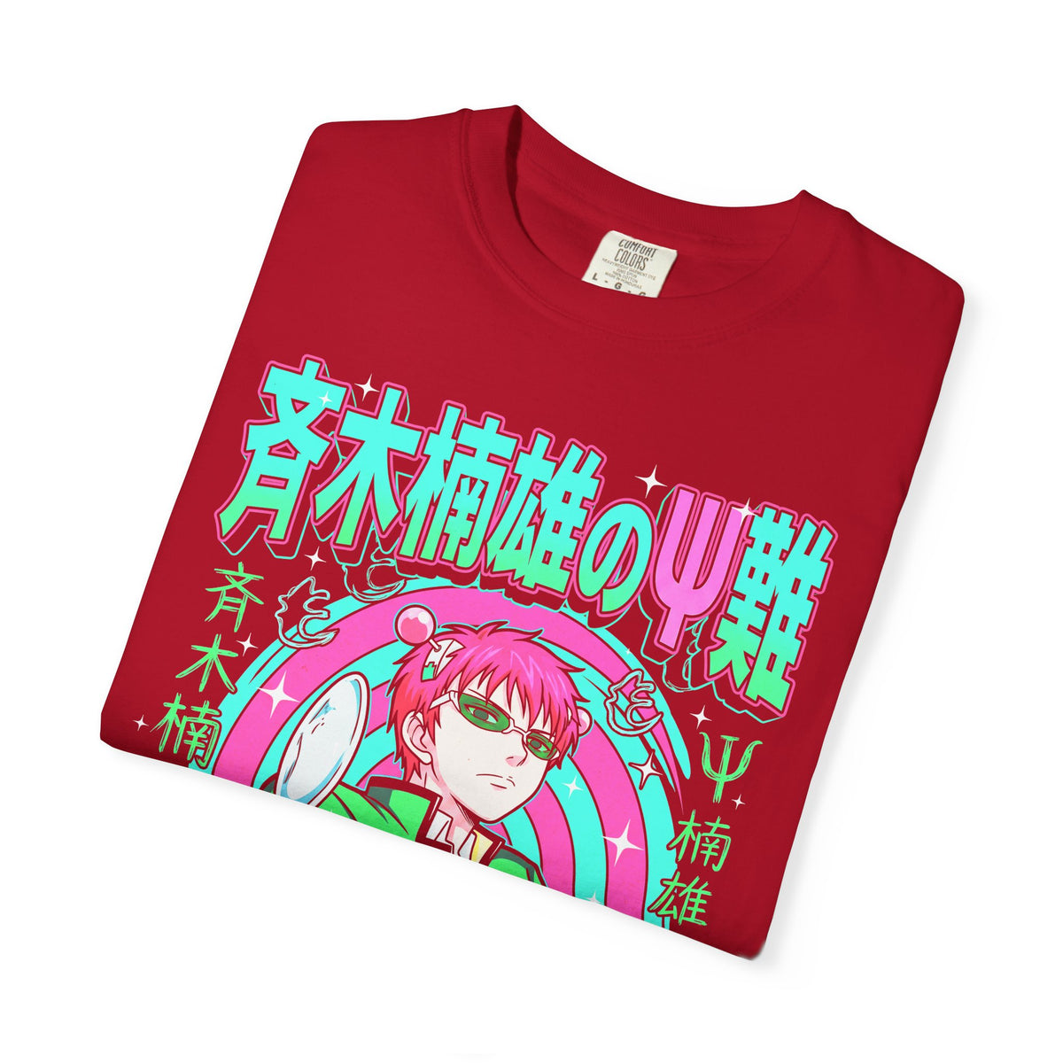 Psychic Boy Pink Hair Classic Tee | Retro Anime | 90s Vintage