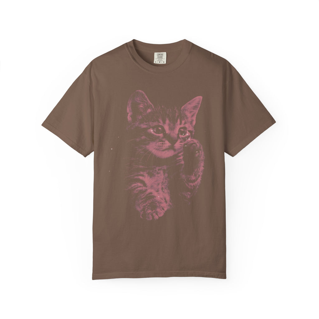 Cosmic Red Kitten Classic Tee | Galaxy Feline | Starry Sparkles
