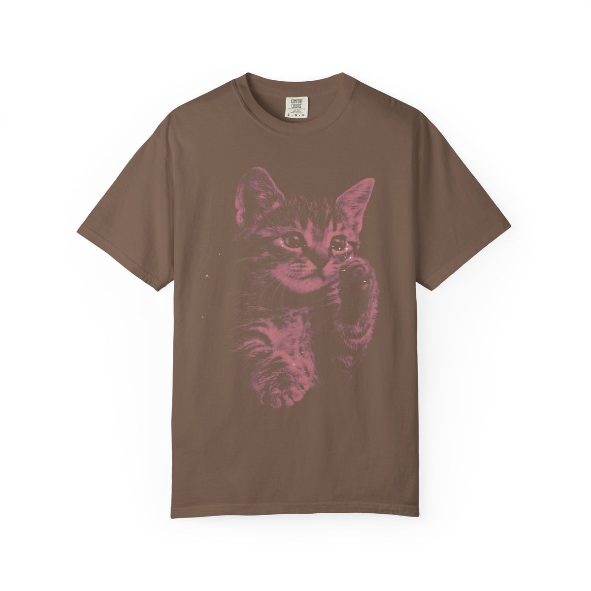 Cosmic Red Kitten Classic Tee | Galaxy Feline | Starry Sparkles
