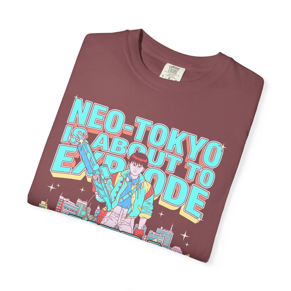 Neo Tokyo Is About To Explode Classic Tee | Cyberpunk Anime