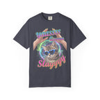 Yass Queen Slay Classic Tee | Psychedelic Cat | Kitten Art