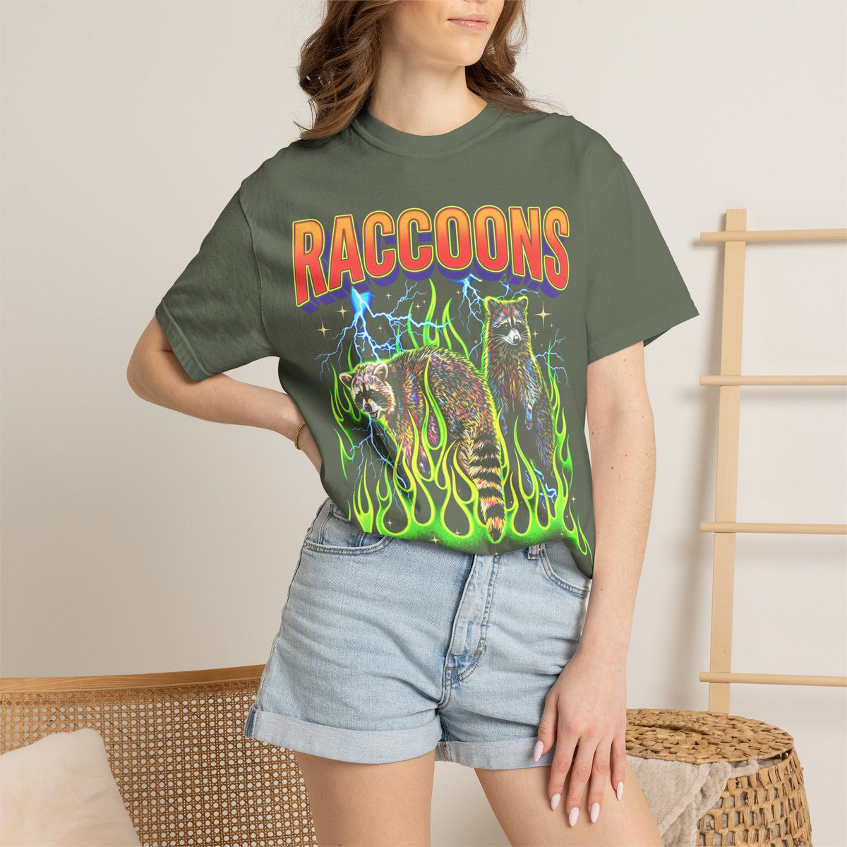 Retro Trash Panda Raccoons Classic Tee | 90s Vintage Gift