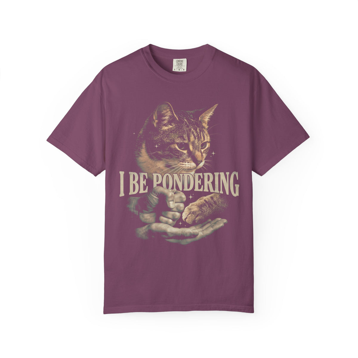I Be Pondering Cat Classic Tee | Vintage Meme | Paw Shake