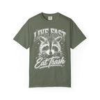 Live Fast Eat Trash Raccoon Classic Tee | Vintage | Funny Gift