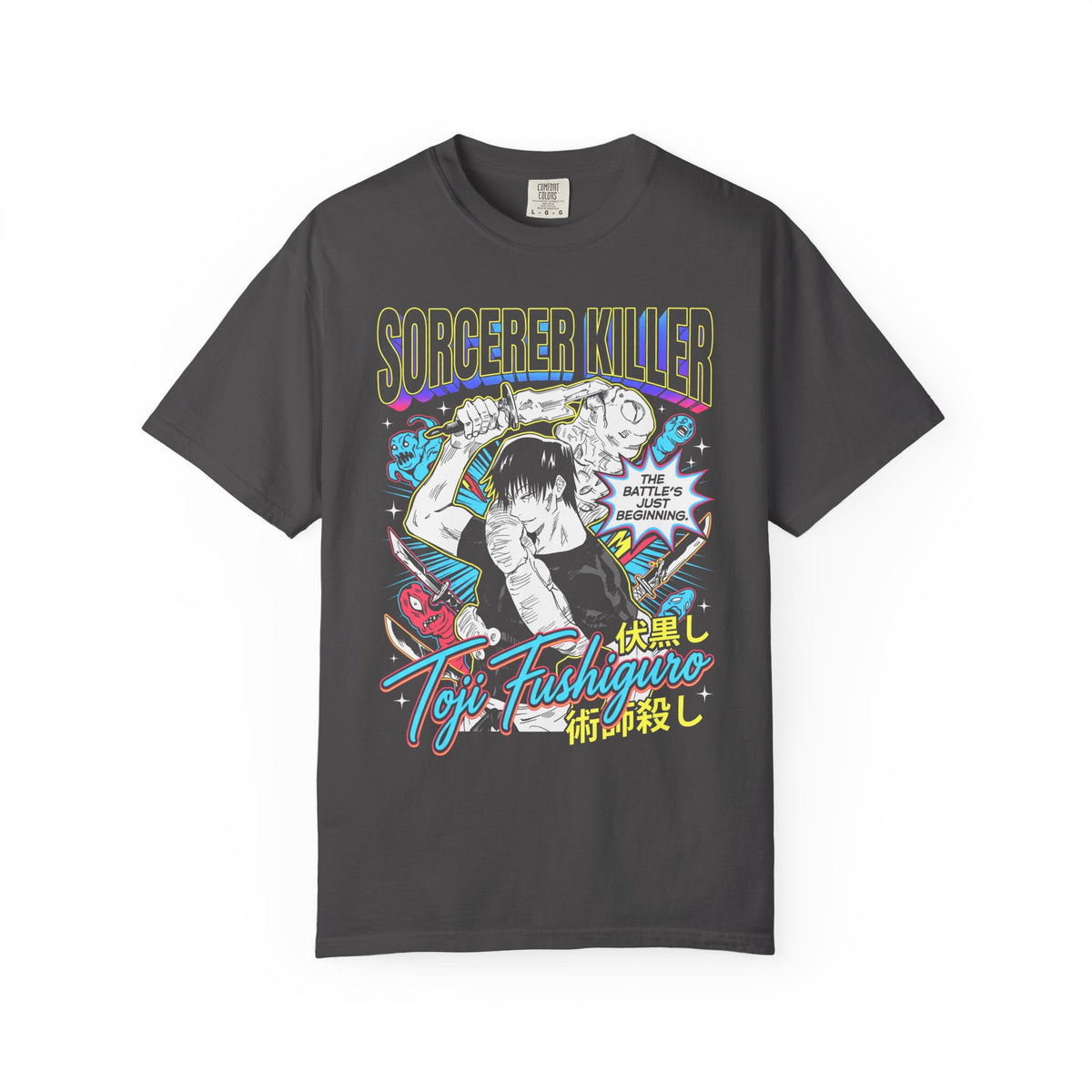 Sorcerer Killer Classic Tee | Magic Hunter | Retro Anime Gift