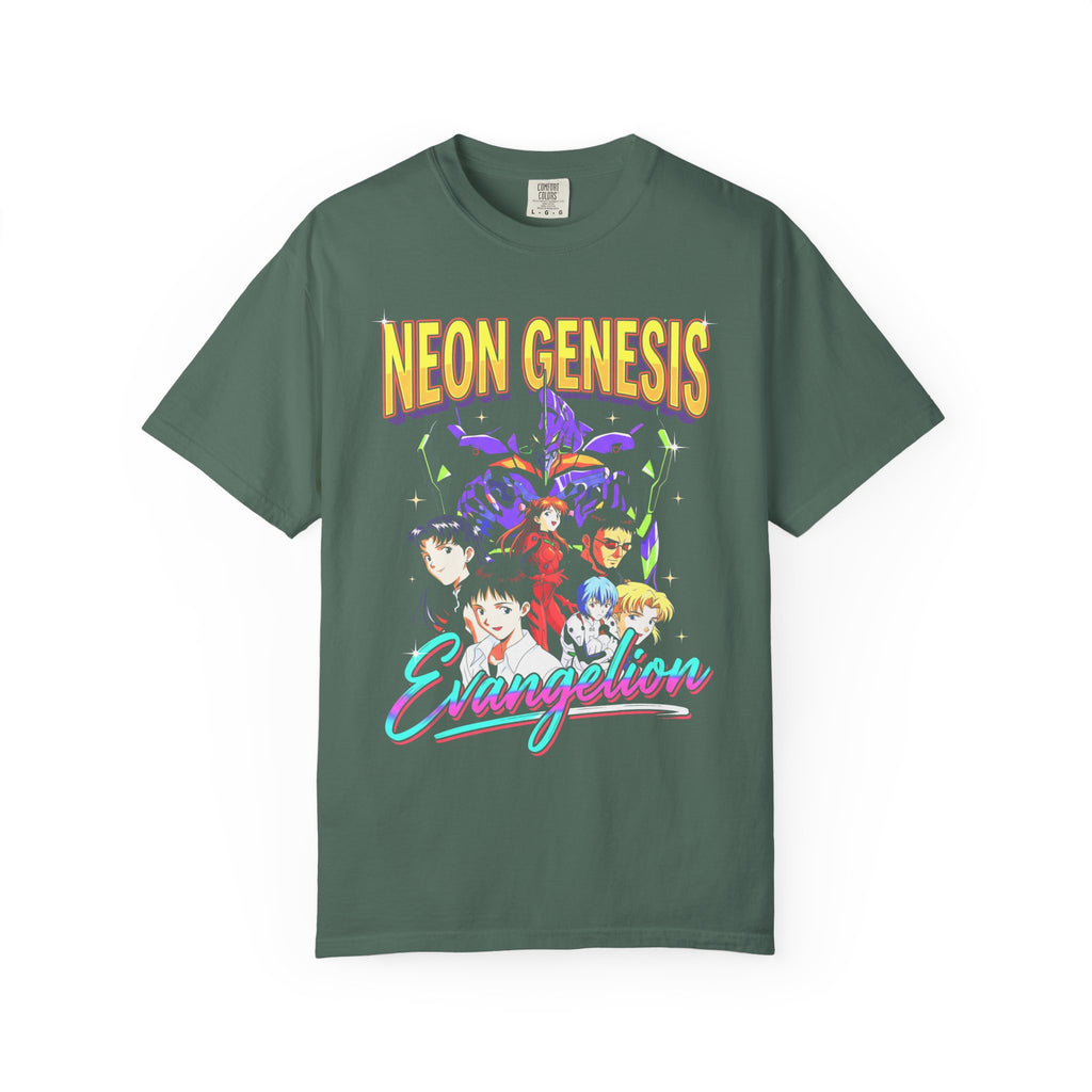 Retro Mecha Pilot Classic Tee | Neon Robot | Sci-Fi Anime Gift