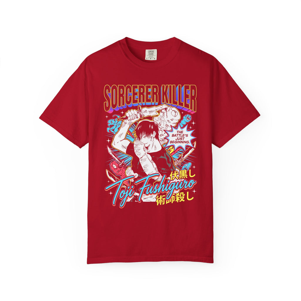 Sorcerer Killer Classic Tee | Magic Hunter | Retro Anime Gift
