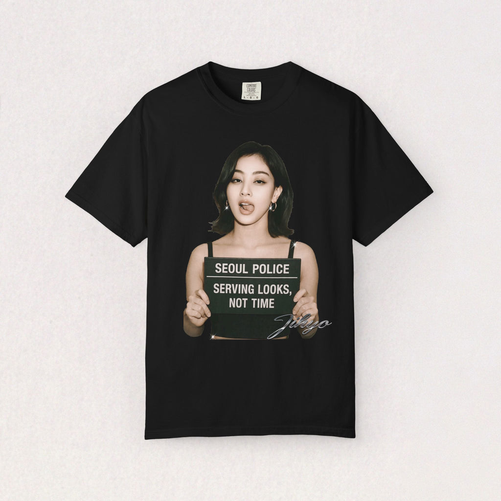 Seoul Police Serving Looks Classic T-Shirt | Funny K-Pop Graphic Tee