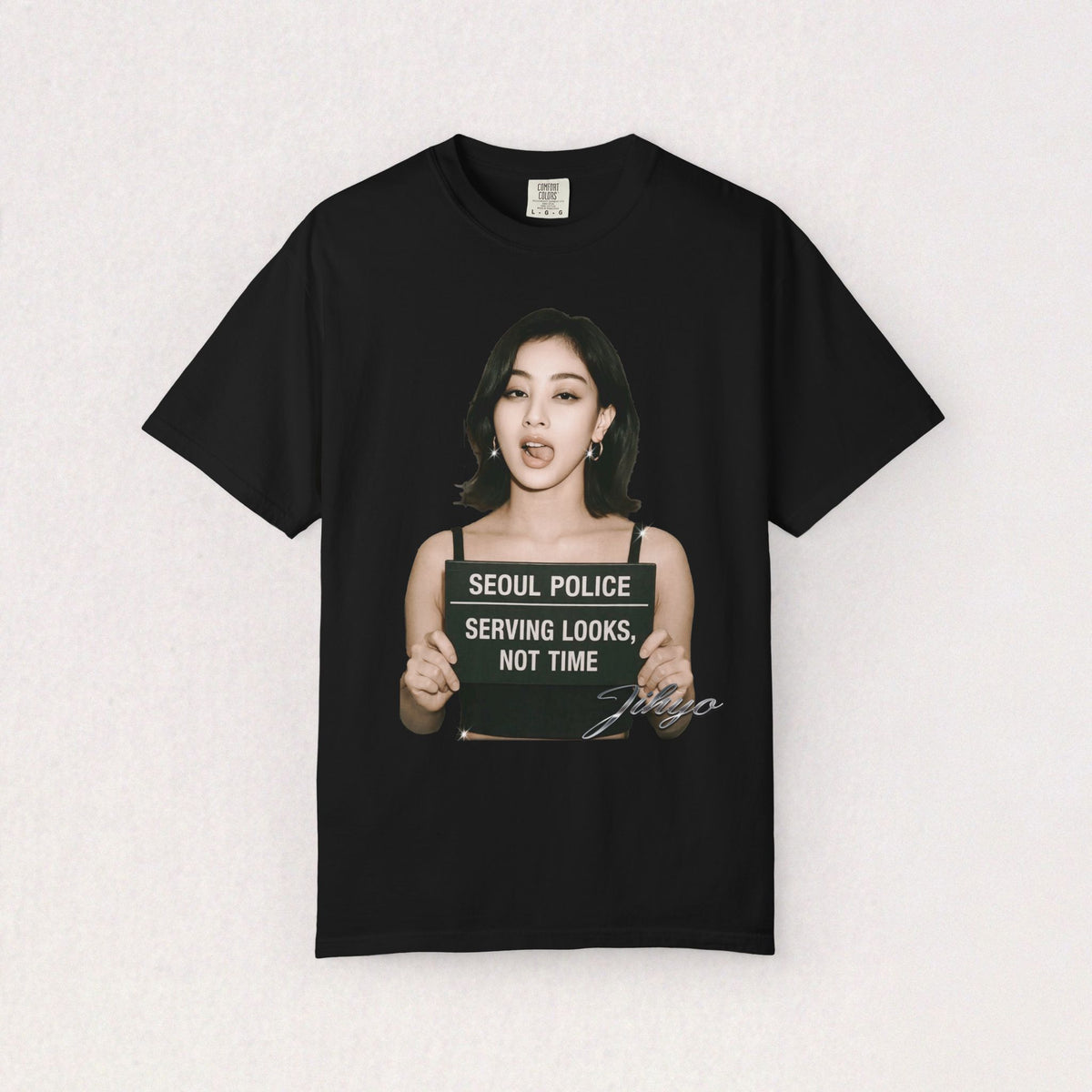 Seoul Police Serving Looks Classic T-Shirt | Funny K-Pop Graphic Tee