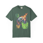 Alien Cat UFO Classic Tee | Mystery Space Art | Bowler Hat