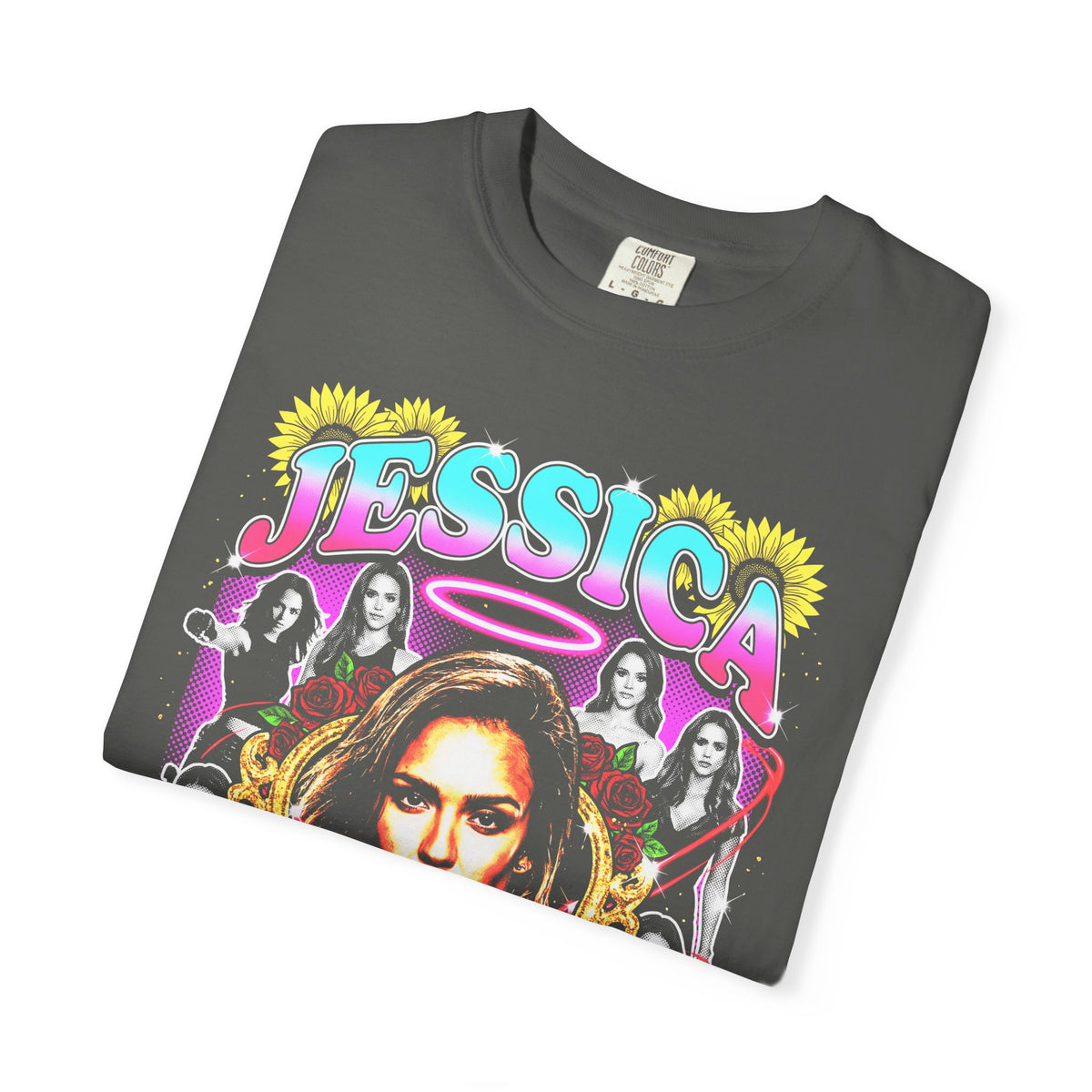 Jessica Alba Classic Tee | 90s Graphic Style | Retro Bootleg