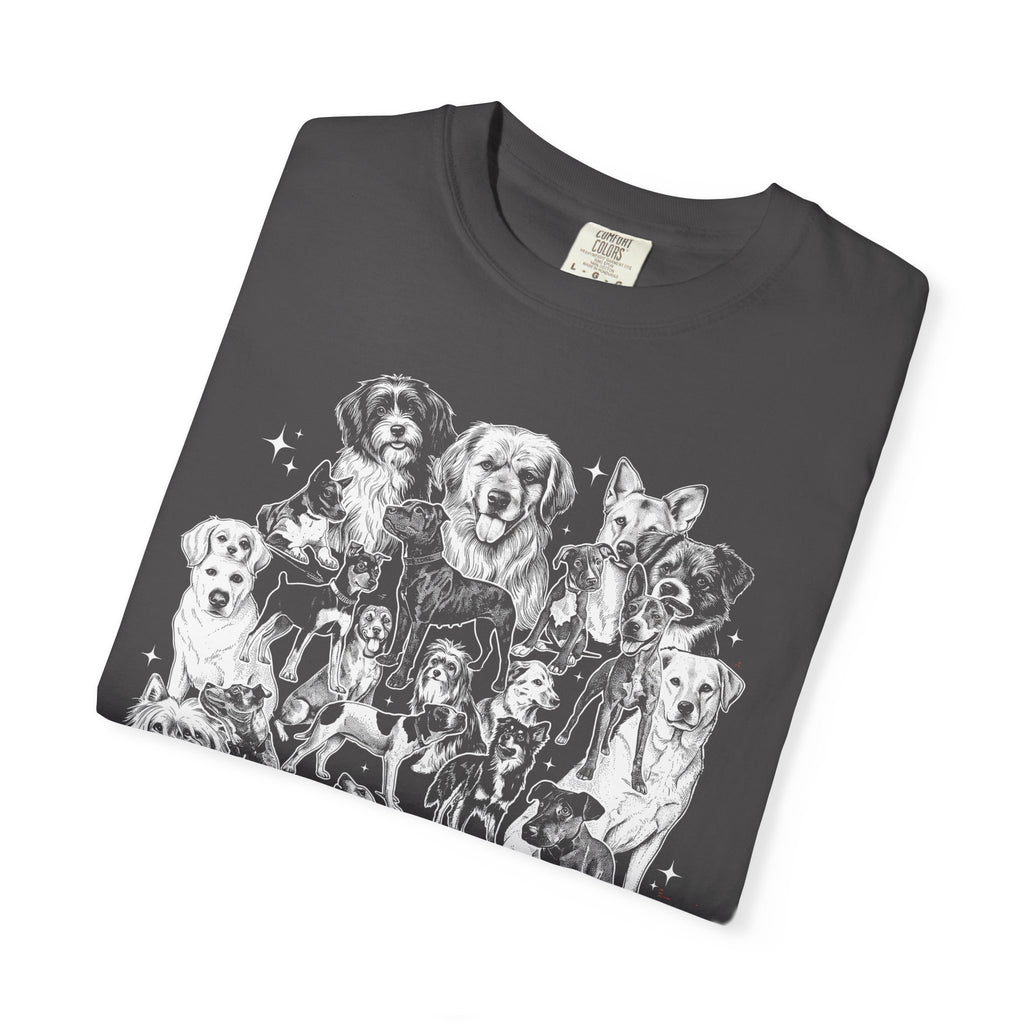 Retro Puppy Collage Classic Tee | 90s Vintage | Dog Gift