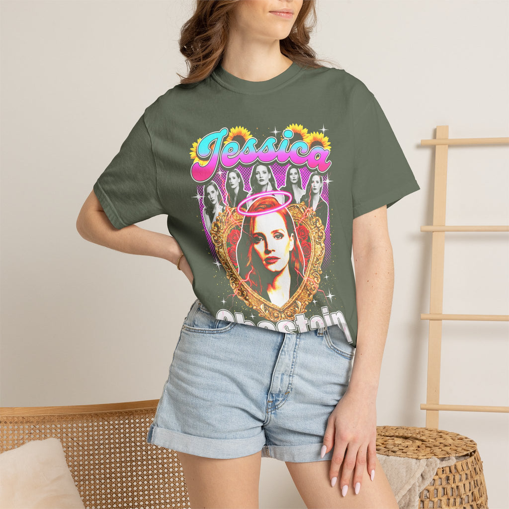 Jessica Chastain Classic Tee | 90s Graphic | Bootleg Style