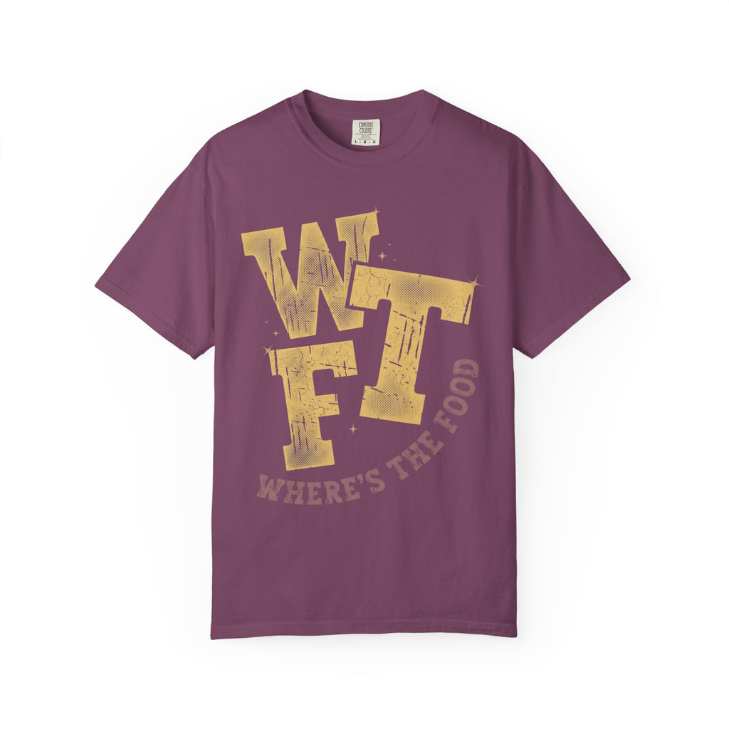 Where's The Food Classic Tee | Funny Food Quote | Retro Art