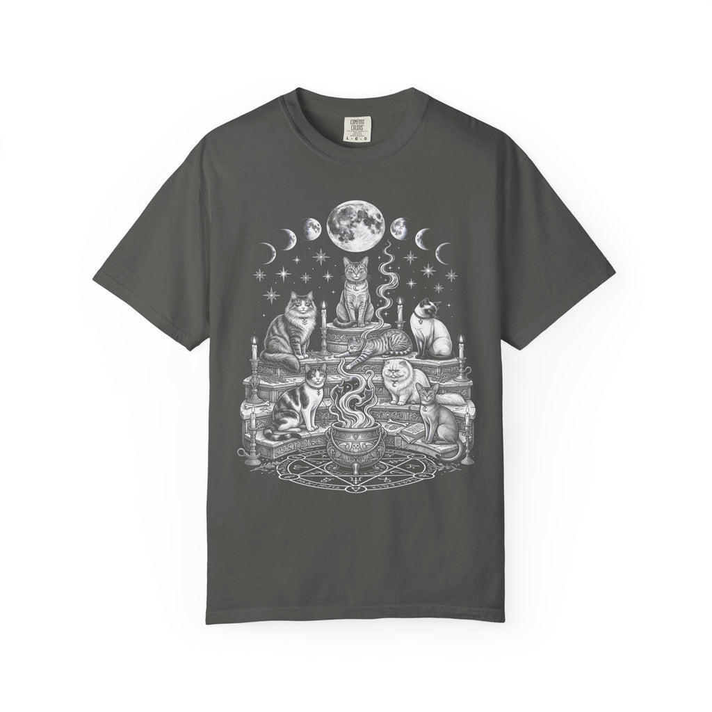Cats Coven Magic Classic Tee | Gothic Spooky | Moon Cauldron