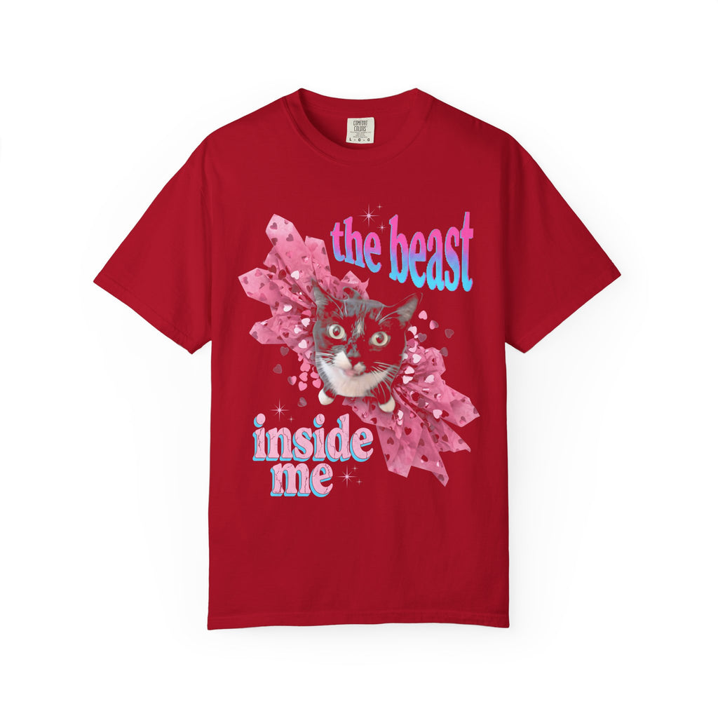 The Beast Inside Me Classic Tee | Tuxedo Cat Cute Meme