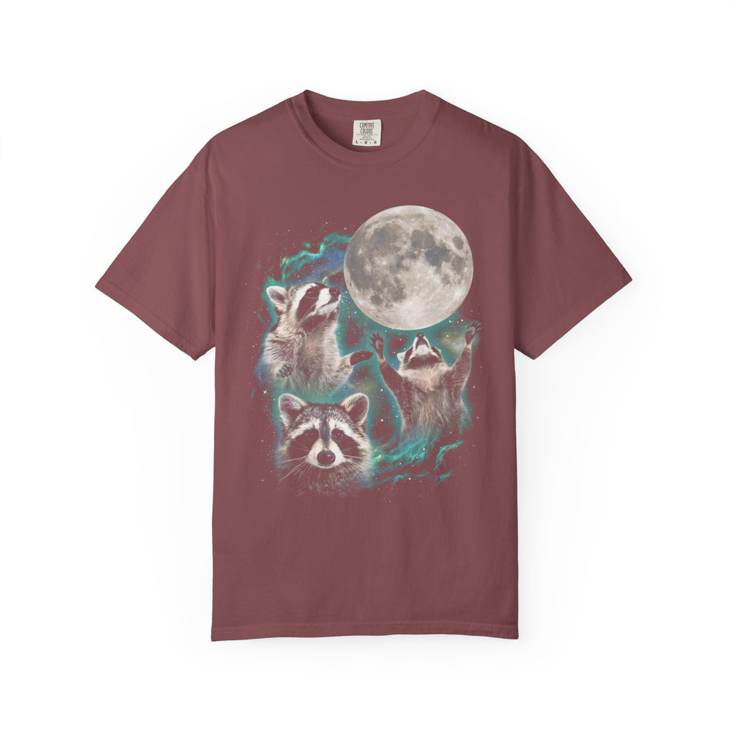 Three Raccoons Classic Tee | Space Full Moon | Starry Cosmos