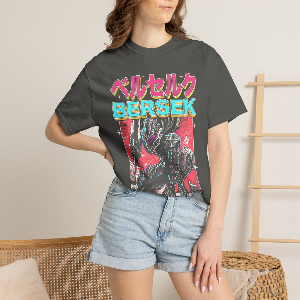 Dark Fantasy Swordsman Classic Tee | Vintage Manga | Warrior Gift
