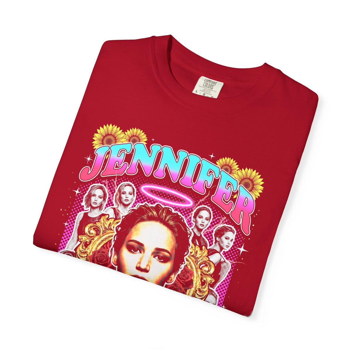 Jennifer Lawrence Classic Tee | 90s Graphic | Bootleg Gift