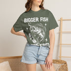 Bigger Fish Gets Fried Classic Tee | Funny Skater | Fish Meme