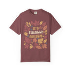 It's Finally Autumn Classic Tee | Fall Leaves | Vintage Floral