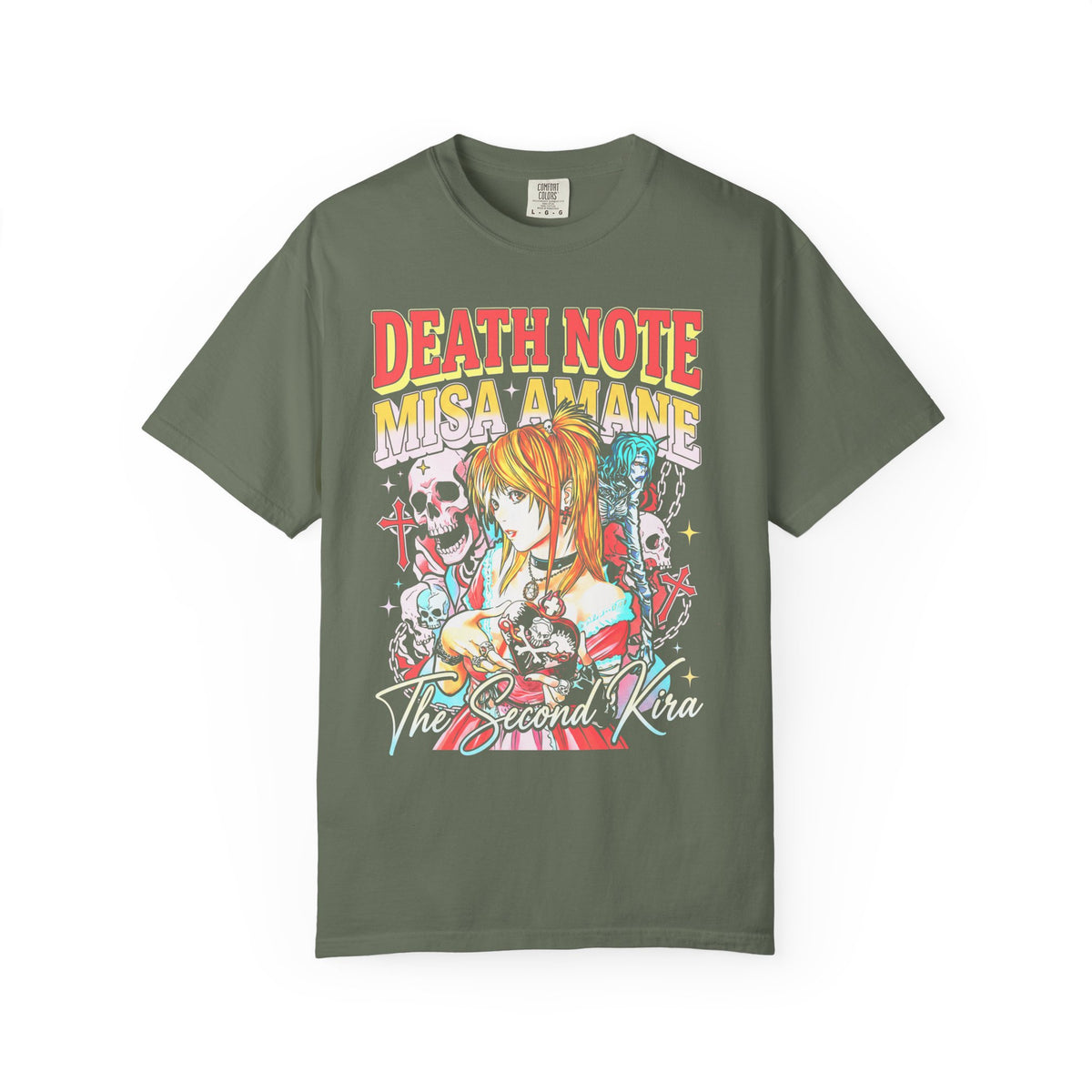 Gothic Girl Shinigami Classic Tee | 90s Vintage Dark Anime