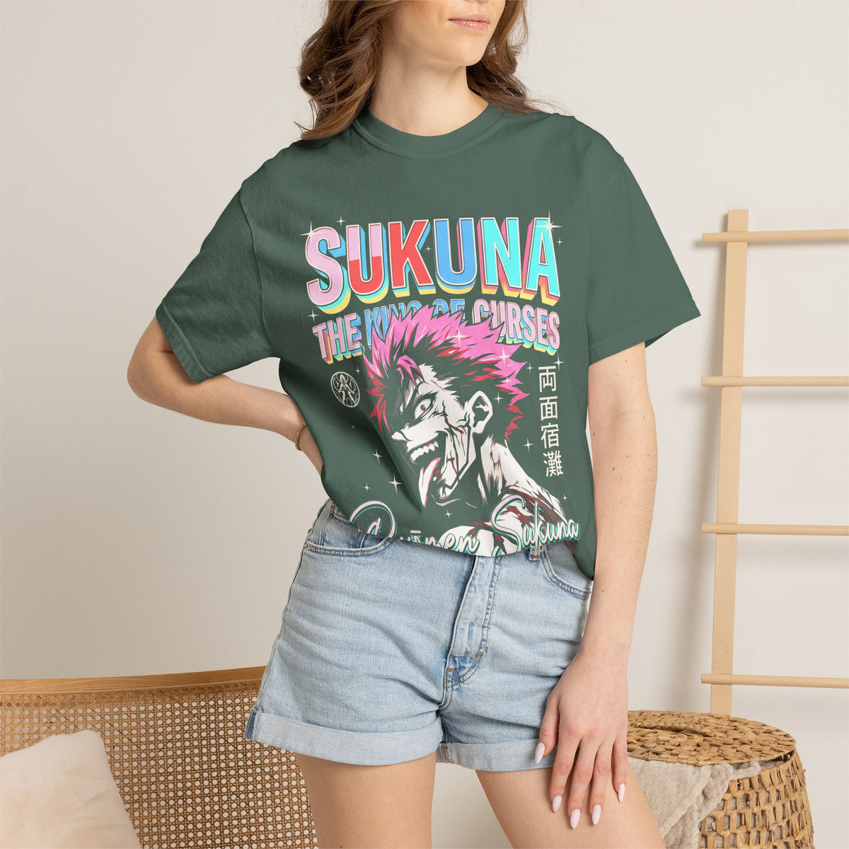 The King Of Curses Classic Tee | Retro Anime | Manga Villain