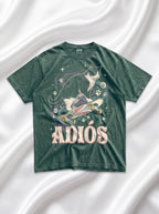 Adiós Tuxedo Cat Classic Tee | Space Feline | Cosmic Retro