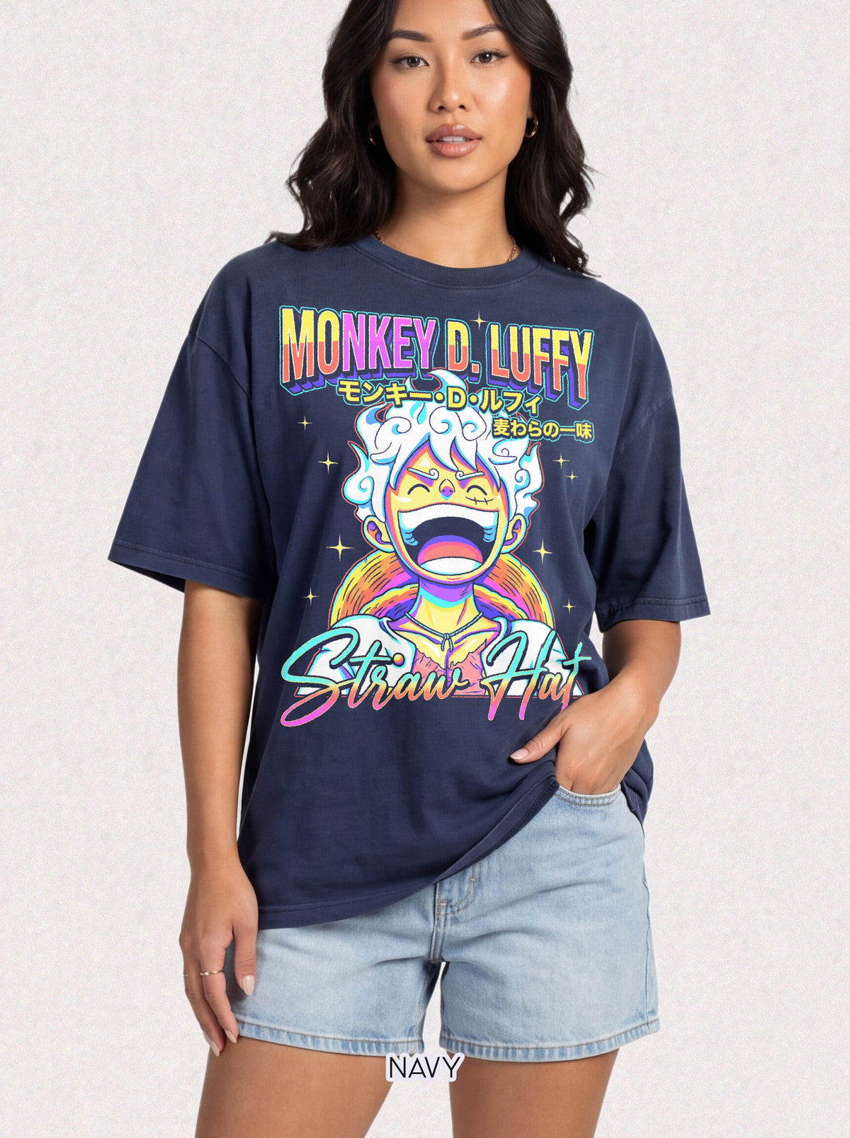 White Hair Pirate Anime T-Shirt - Adventure Style Graphic Tee