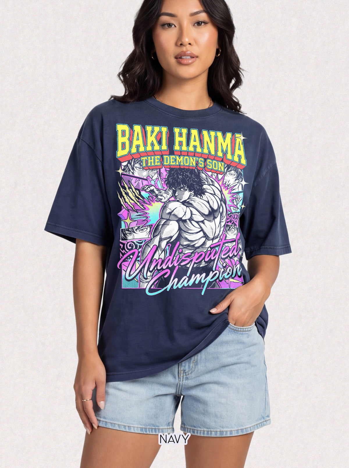 Dark Fantasy Swordsman T-Shirt - Vintage Manga Warrior Graphic Tee