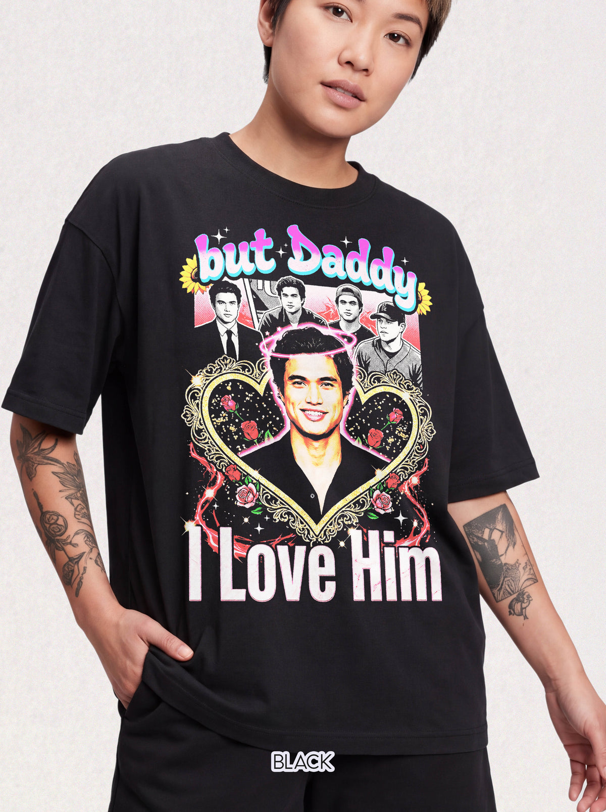 Hyunjin But Daddy I Love Him T-Shirt - 90s Kpop Graphic Tee
