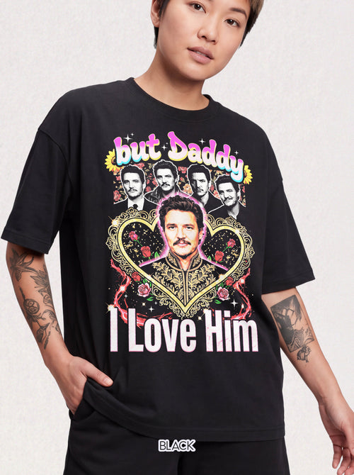 But Daddy I Love Him Pedro Pascal Classic Tee | 90s Vintage