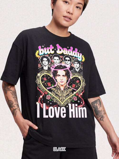 Timothee Chalamet But Daddy I Love Him T-Shirt - 90s Vintage Graphic Tee