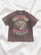 Certified Freak Cat Classic Tee | Funny Blep Mlem | Retro Art