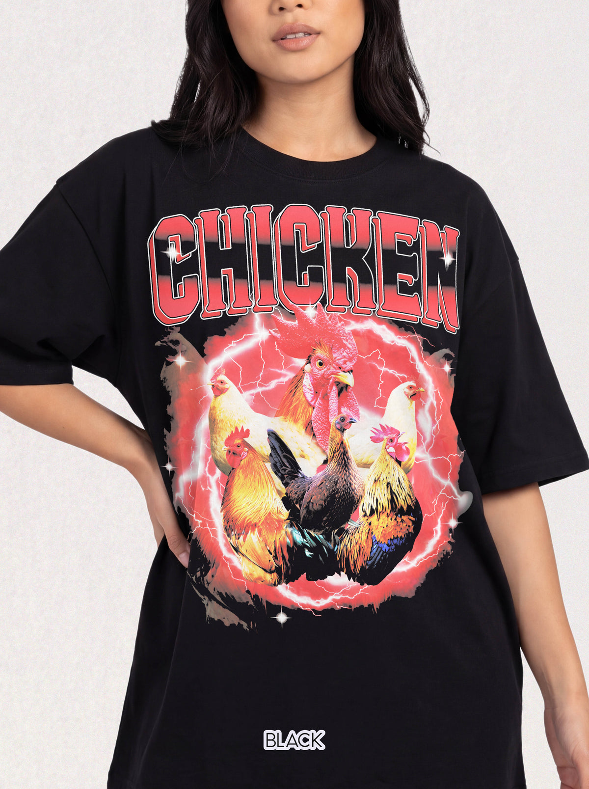 Retro Rooster Chicken Classic Tee | 90s Bootleg | Animal Gift
