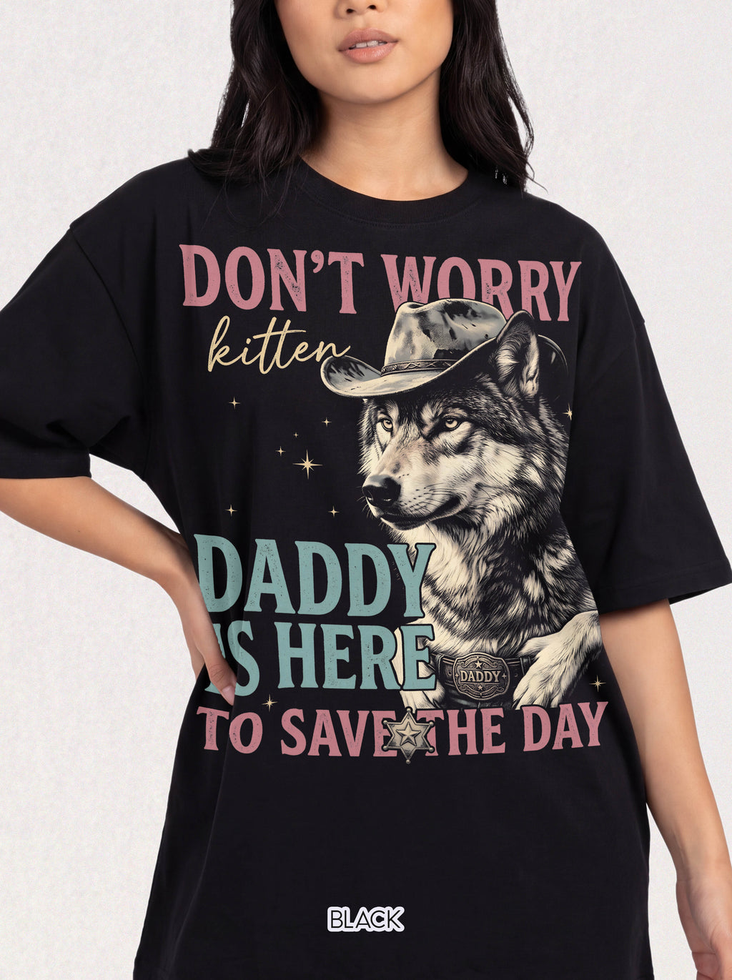 Don't Worry Kitten Classic Tee | Wolf Cowboy | Western Sheriff