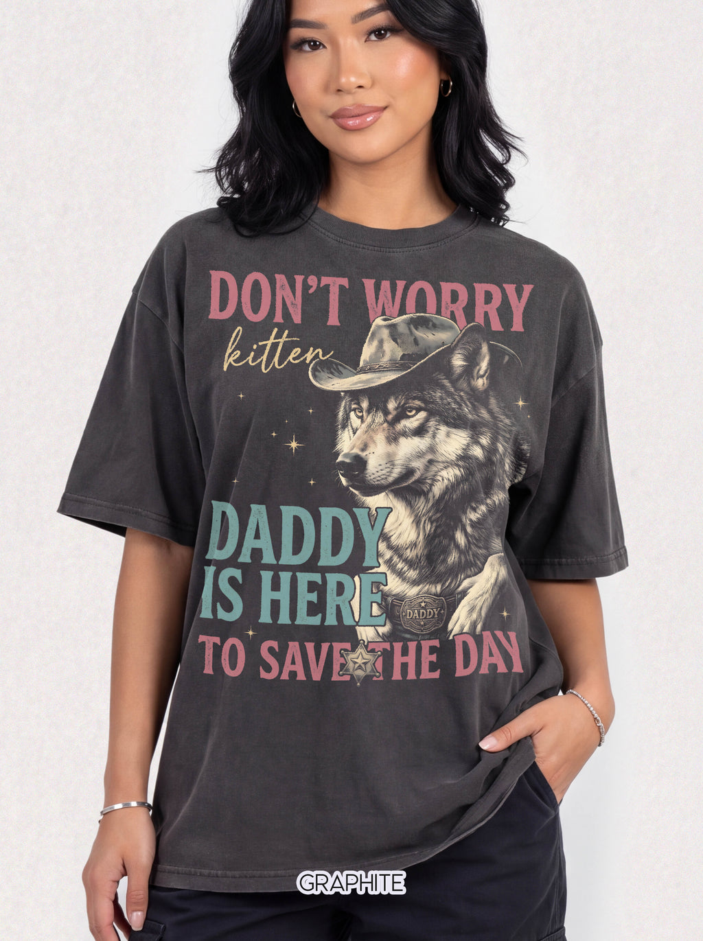 Don't Worry Kitten Classic Tee | Wolf Cowboy | Western Sheriff